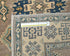 3x5 Gray Kuba Afghan Hand Knotted Wool Area Rug